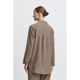 b.young B.YOUNG Damenhemd BYMMIDDE Shirt Walnut Melange