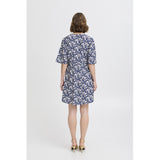 b.young B.YOUNG Damenkleid BYIBINE Dress Medieval Blue Ditsy Mix