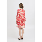 b.young B.YOUNG Damenkleid BYJASMINA Dress Flame Scarlett Eth Mix