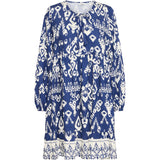 b.young B.YOUNG Damenkleid BYJASMINA Dress Medieval Blue Eth Mix