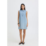b.young B.YOUNG Damenkleid BYKAPUCA Dress Light Blue Denim
