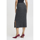 b.young B.YOUNG Damenrock BYMARIANNE Skirt Dark grey melange