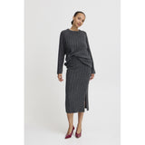 b.young B.YOUNG Damenrock BYMARIANNE Skirt Dark grey melange