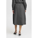 b.young B.YOUNG Damenrock BYMIDDE Skirt Dark Grey Mel. Pinstripe Mix