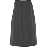 b.young B.YOUNG Damenrock BYMIDDE Skirt Dark Grey Mel. Pinstripe Mix