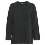 b.young B.YOUNG Damenstrick BYMARIANNE Restudsalg Dark grey melange