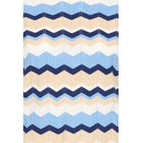b.young B.YOUNG Damenstrick BYMMORLA Knit DELLA ROBBIA BLUE ZIG ZAG