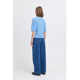 b.young B.YOUNG Damenstrick BYMMORLA Knit Della Robbia Blue Melange