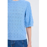 b.young B.YOUNG Damenstrick BYMMORLA Knit Della Robbia Blue Melange