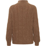 b.young B.YOUNG Damenstrick BYOTIKI Restudsalg Walnut