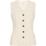 b.young B.YOUNG Damenweste BYJOHANNA Vest Nature Linen