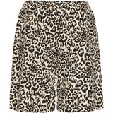 b.young B.Young Damen Shorts BYFALAKKA Shorts Rainy Day Leopard Mix