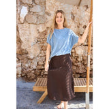 Black Colour BLACK COLOUR DAMEN T-Shirt BCZELDA T-shirt Lt. Blue