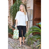 Black Colour BLACK COLOUR Damen T-Shirt BCMAY T-shirt Off White