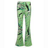 Rosemunde Barbara Kristoffersen Hose BK135 Restudsalg green animal print