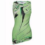 Rosemunde Barbara Kristoffersen Oberteil BK136 Restudsalg green animal print