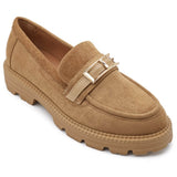 SHOES Calla Damen loafers 1896 Shoes Camel