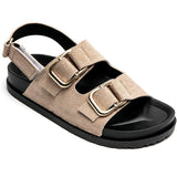 SHOES Caprine Damen Sandalen 3776 Shoes Khaki