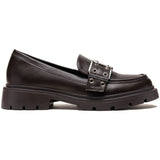SHOES Cleo Damen Loafer 77-652 Shoes Brown