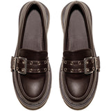 SHOES Cleo Damen Loafer 77-652 Shoes Brown