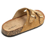 SHOES Cyrille Damen Sandalen 1150 Restudsalg Camel