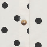 Black Colour Dame Jacke in BLACK COLOUR Jacket White Dot