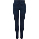 PIECES Damen Jeans PCDELLY Restudsalg Dark Blue
