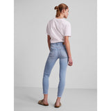PIECES Pieces Damen Jeans PCDELLY Restudsalg Light Blue Denim