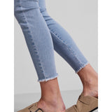 PIECES Pieces Damen Jeans PCDELLY Restudsalg Light Blue Denim