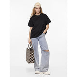 PIECES Damen T-Shirt PCSKYLAR T-shirt Black