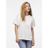 PIECES Damen T-Shirt PCSKYLAR T-shirt Bright White
