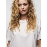 PIECES Damen T-Shirt PCSKYLAR T-shirt Bright White