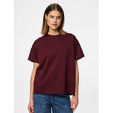 PIECES Damen T-Shirt PCSKYLAR T-shirt Tawny Port