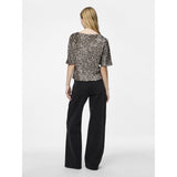 PIECES Damen Top PCKAM Restudsalg Morel Silver sequins
