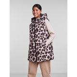 PIECES Damen Weste PCBEE Jacket Black Leo
