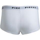 PIECES Damenhipsters PCLOGO LADY Underwear Bright White