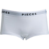 PIECES Damenhipsters PCLOGO LADY Underwear Bright White