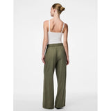 PIECES Damenhosen-Set PCPIA Pant Deep Lichen Green