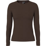 PIECES Damenoberteil aus recyceltem PCRUKA Blouse Hot Fudge