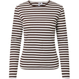 PIECES Damenoberteil aus recyceltem PCRUKA Blouse Hot Fudge CLOUD DANCER