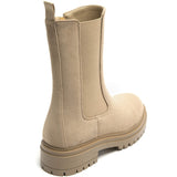SHOES Delphine Damen Stiefel 7606 Restudsalg Kaki