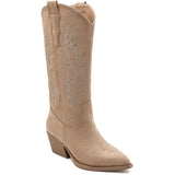 SHOES Dina Damen stiefel 6398A Shoes Kaki