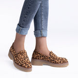 SHOES Eleonora Damen Slipper 68249 Restudsalg Leopard