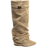 SHOES Faith dame støvler 7665A-1 Shoes Kaki