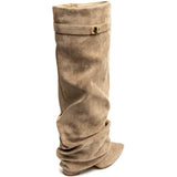SHOES Faith dame støvler 7665A-1 Shoes Kaki