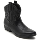 SHOES Faya Damen Cowboyboots 9591A Restudsalg Black