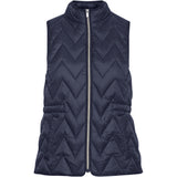 Fransa Fransa Damen weste FRBAPADDING 3 Restudsalg Dark Peacoat