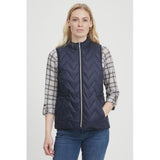 Fransa Fransa Damen weste FRBAPADDING 3 Restudsalg Dark Peacoat