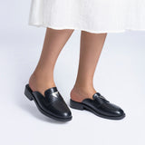SHOES Gaia Damen Slipper 68231 Shoes Black