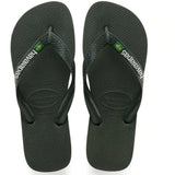 HAVAIANAS Havaianas Flip-Flops Unisex Brasilien Logo 4110850 Shoes Green Olive4896